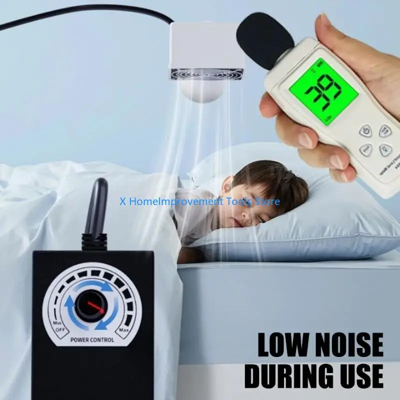 Мощный трубопроводный вытяжной вентилятор 12 в - Фотография_3