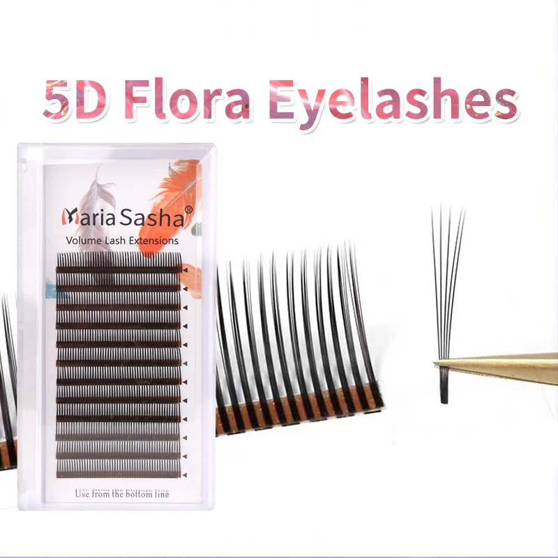 Maria 5d flora lashes easy fan