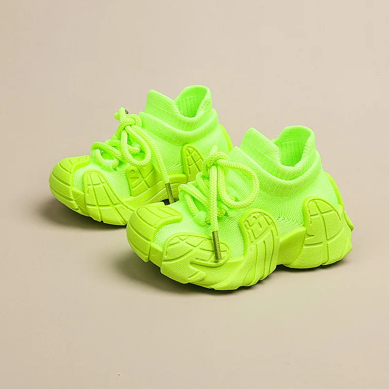 Модная однотонная роскошная детская обувь - Фотография_3