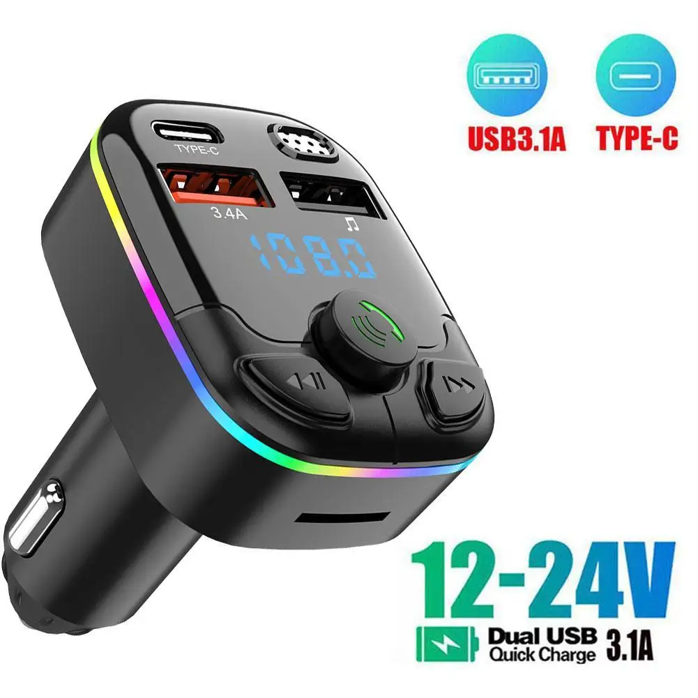 Автомобильный fm-передатчик bluetooth 5