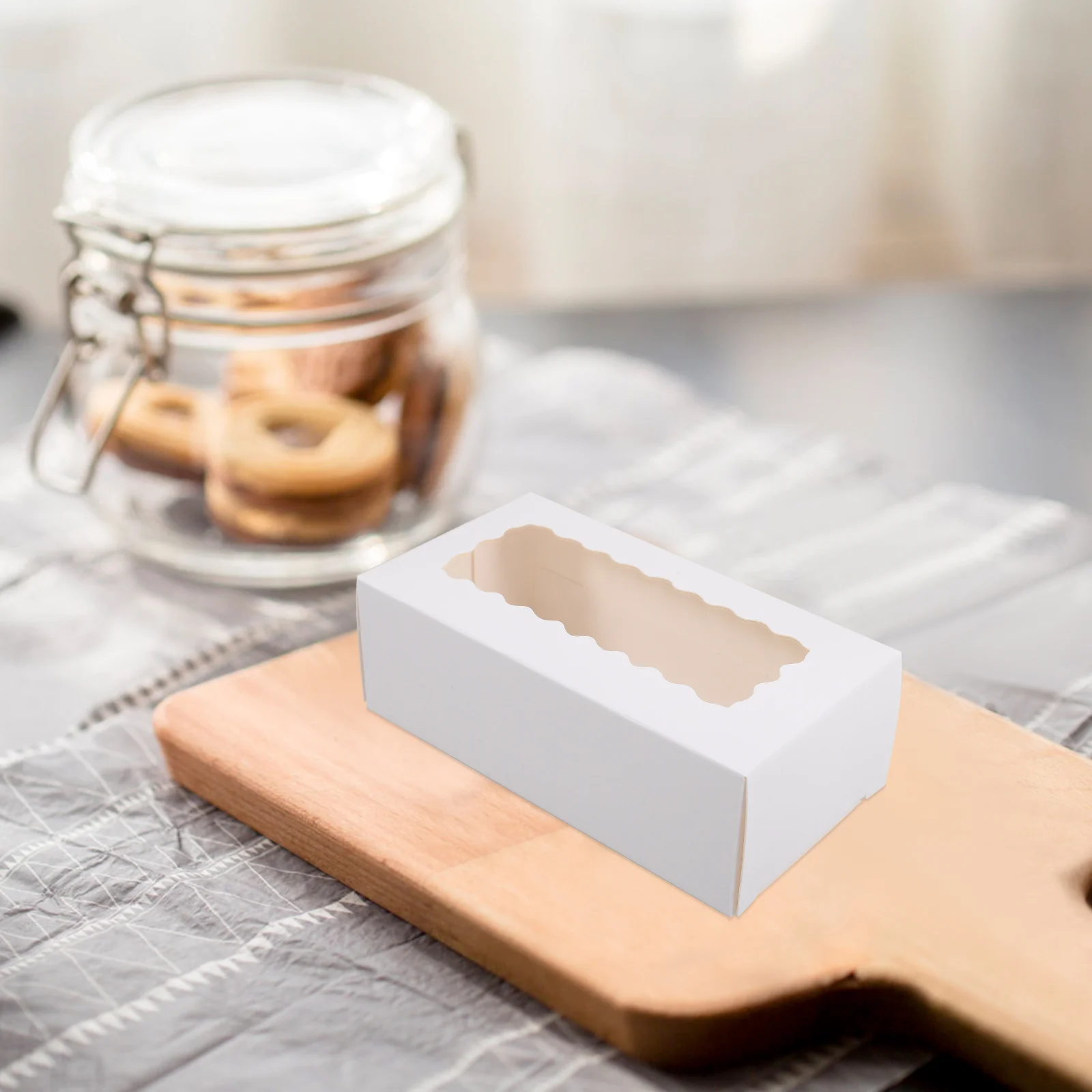 Бумажные коробки для кексов с белыми карточками - Фотография_4