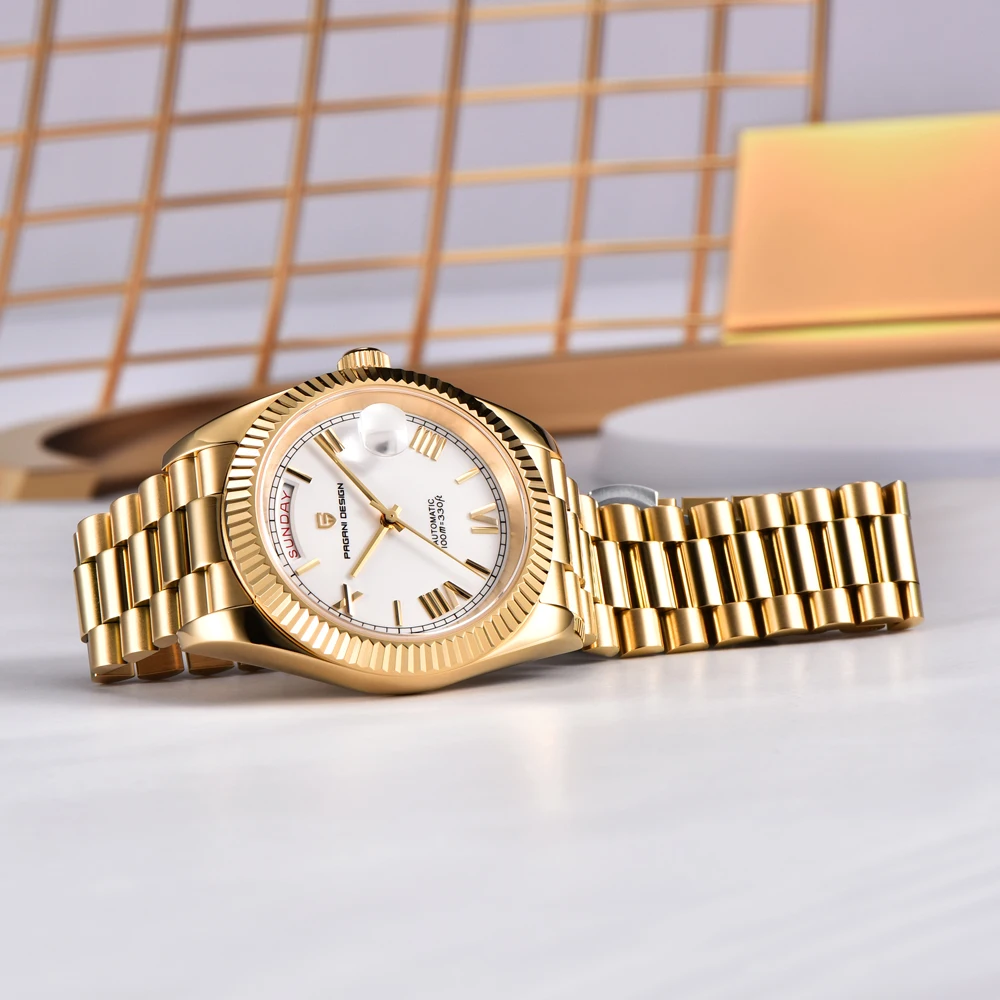 Pagani design dd40 золотые мужские - Фотография_4