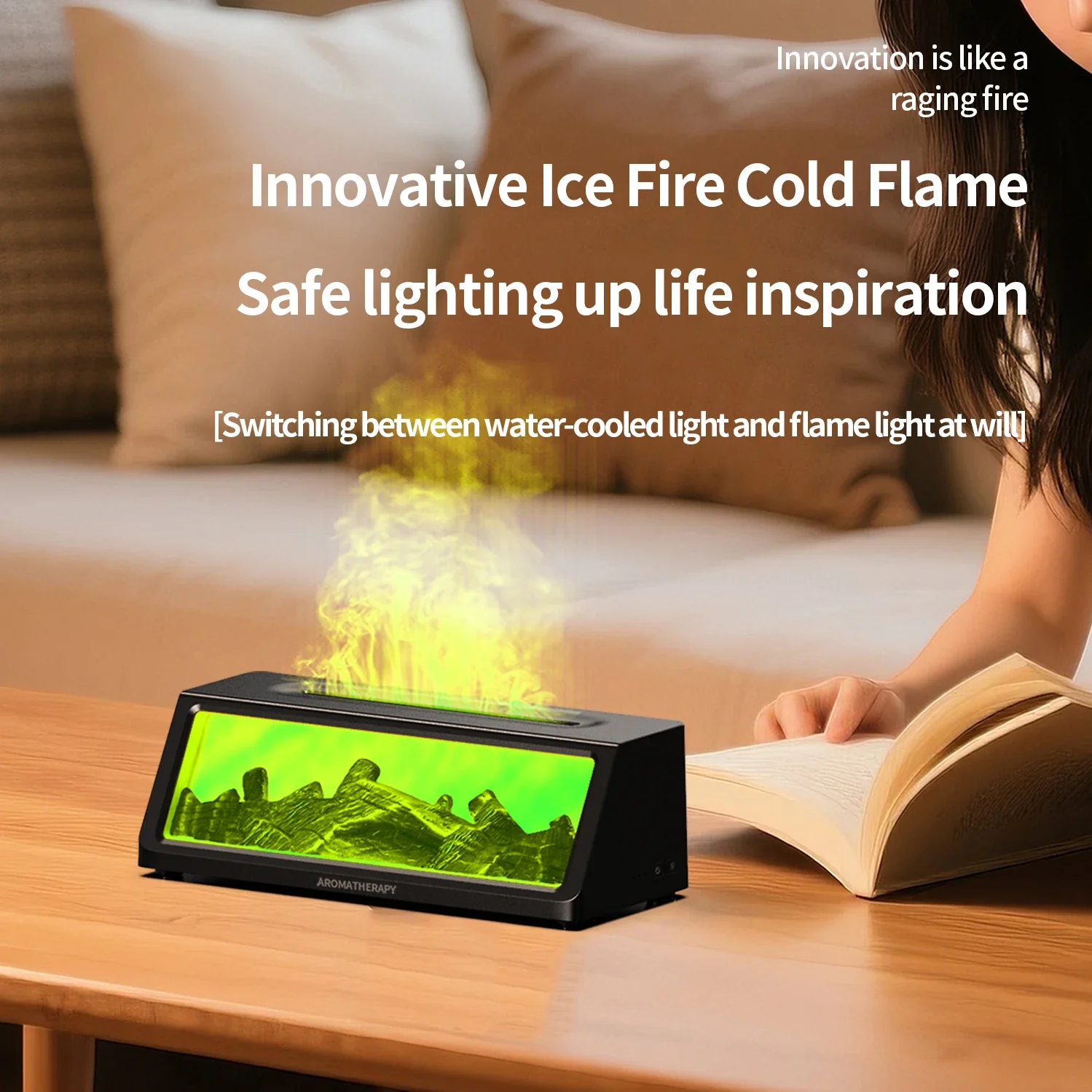 Аппарат для ароматерапии с пламенем 2025