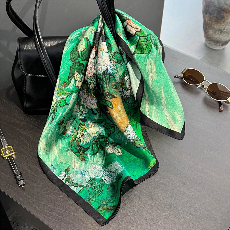 100% шелковый шарф - Фотография_5