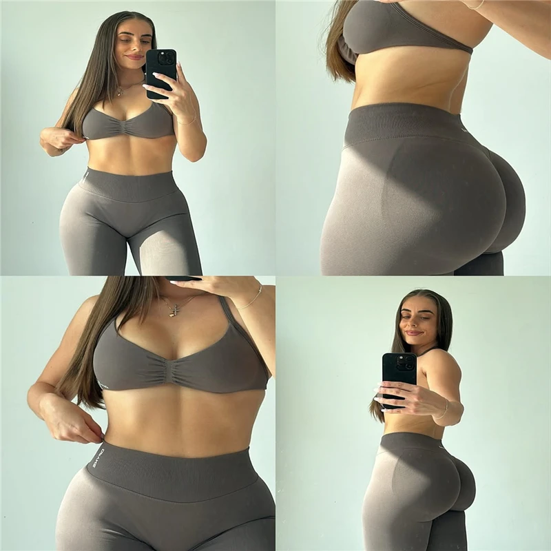 Женский комплект из 2 предметов для занятий йогой - Фотография_4