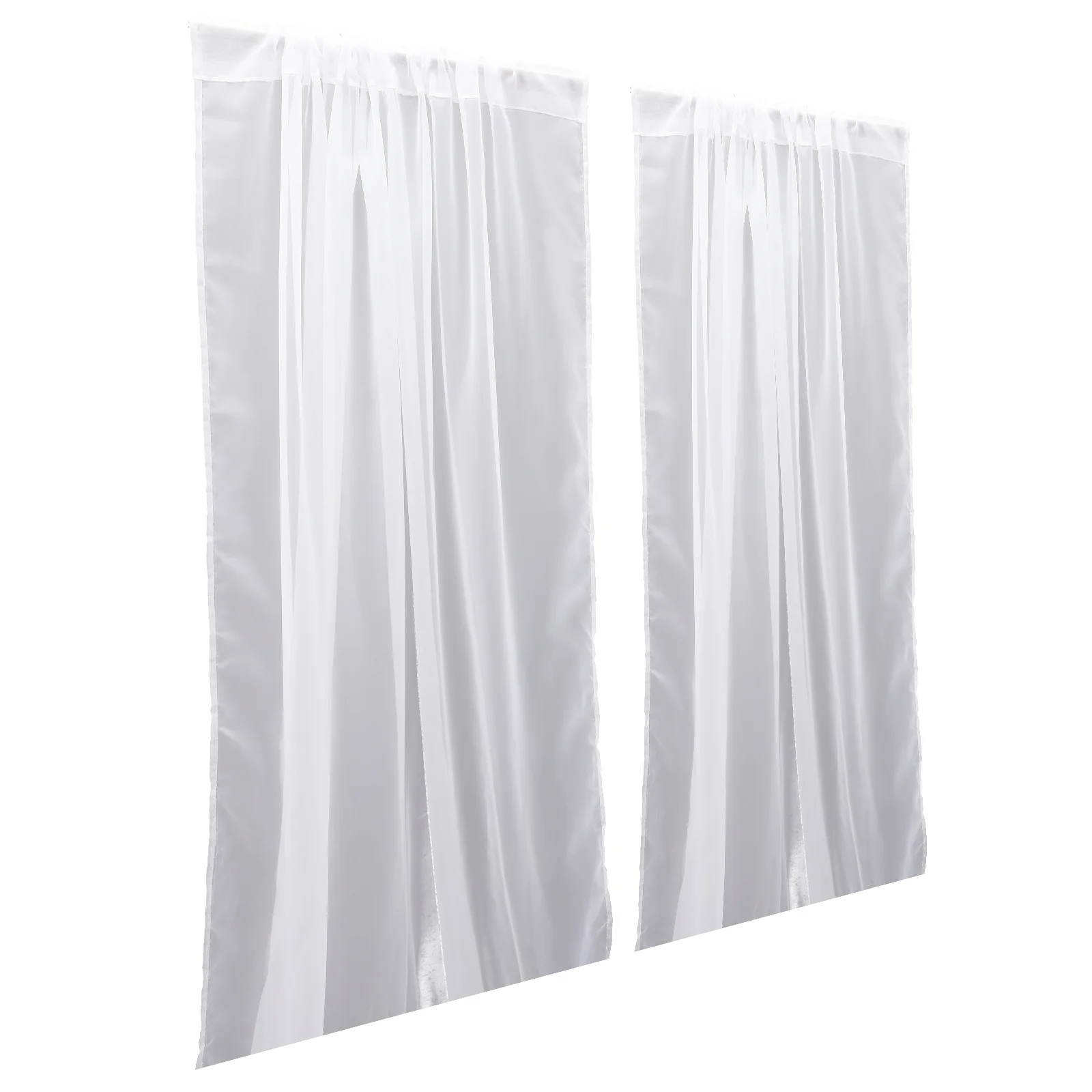 Прозрачные шторы для спальни - Фотография_2