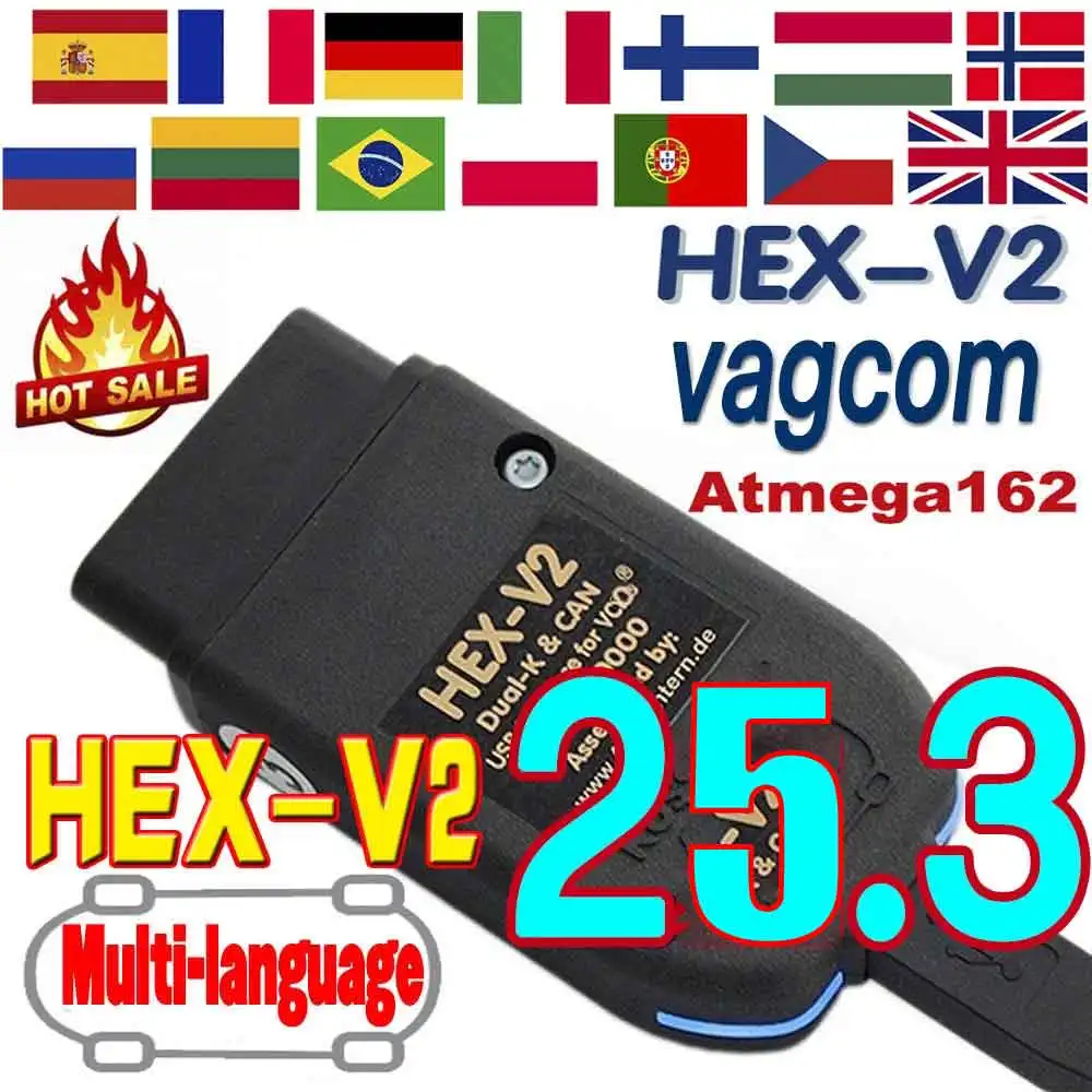 Новейший сканер vag com 25