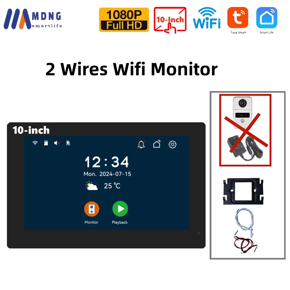 1080p tuya smart wifi дверной звонок - Фотография_2