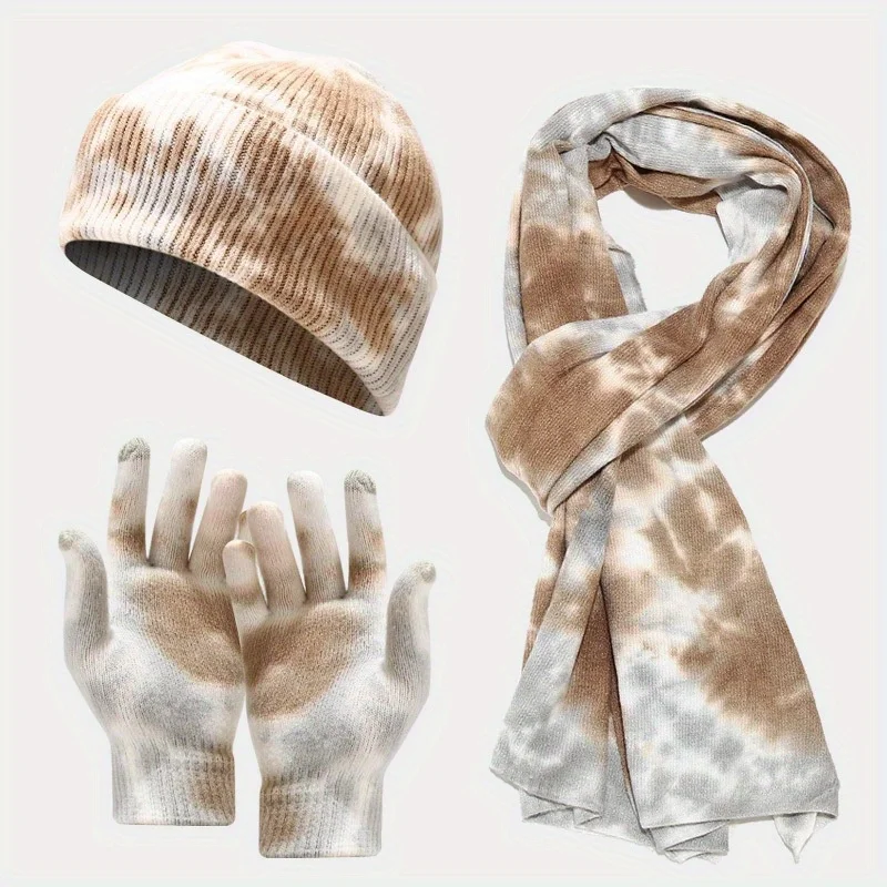Вязаный комплект tie dye - Фотография_4
