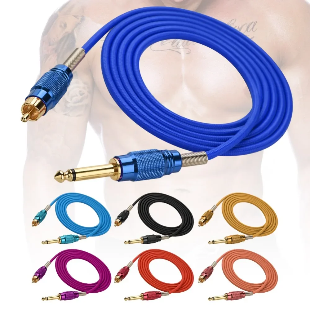 7 цветов 1,8 м rca кабель для интерфейса - Фотография_4