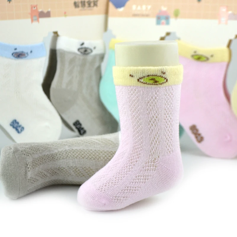 Summer baby socks cute lace bows - Фотография_6