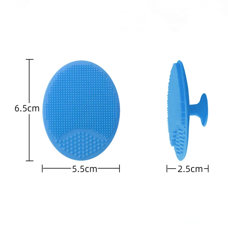 Мягкая силиконовая щетка для ванны для новорожденных - Фотография_5