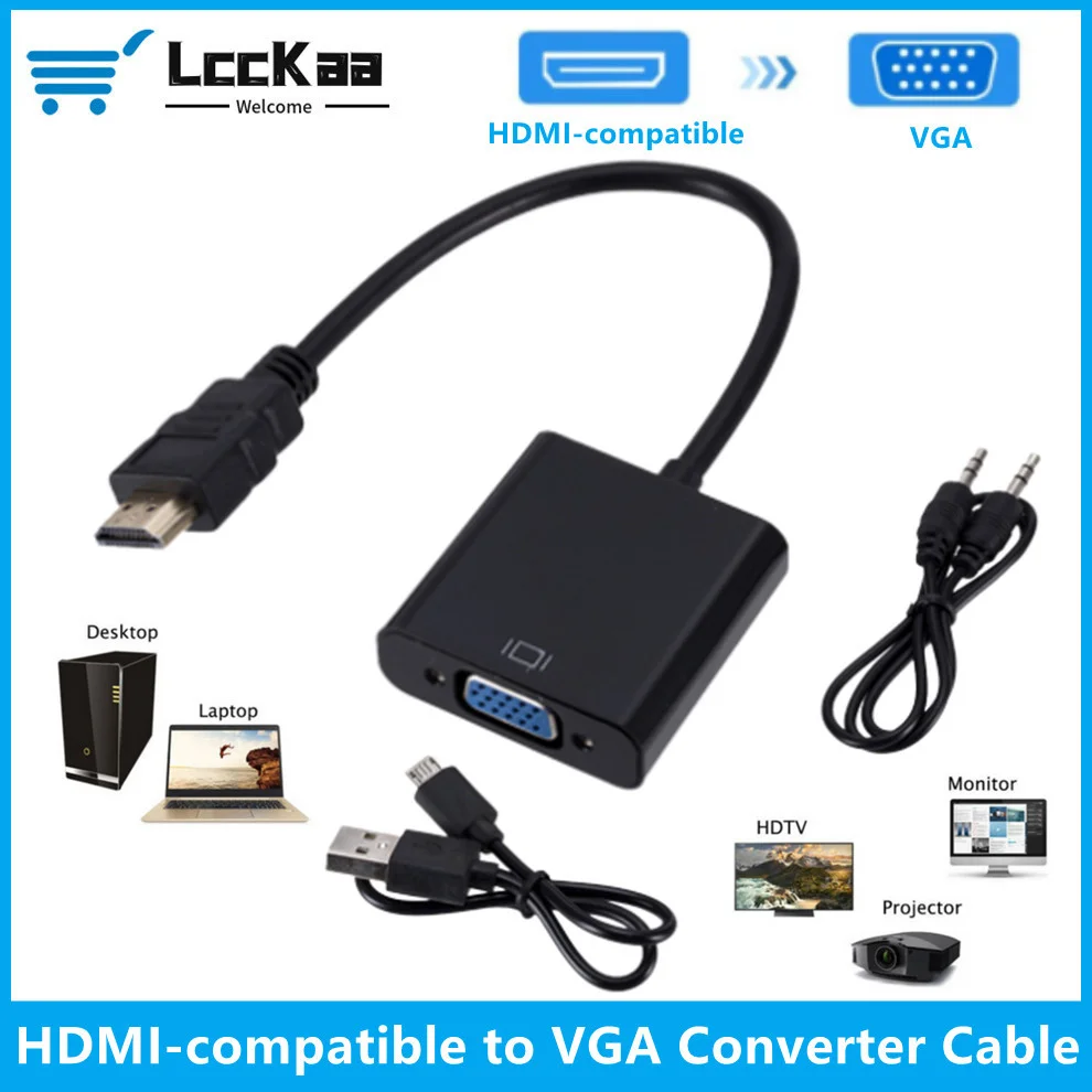 Адаптер hdmi-совместимый с vga