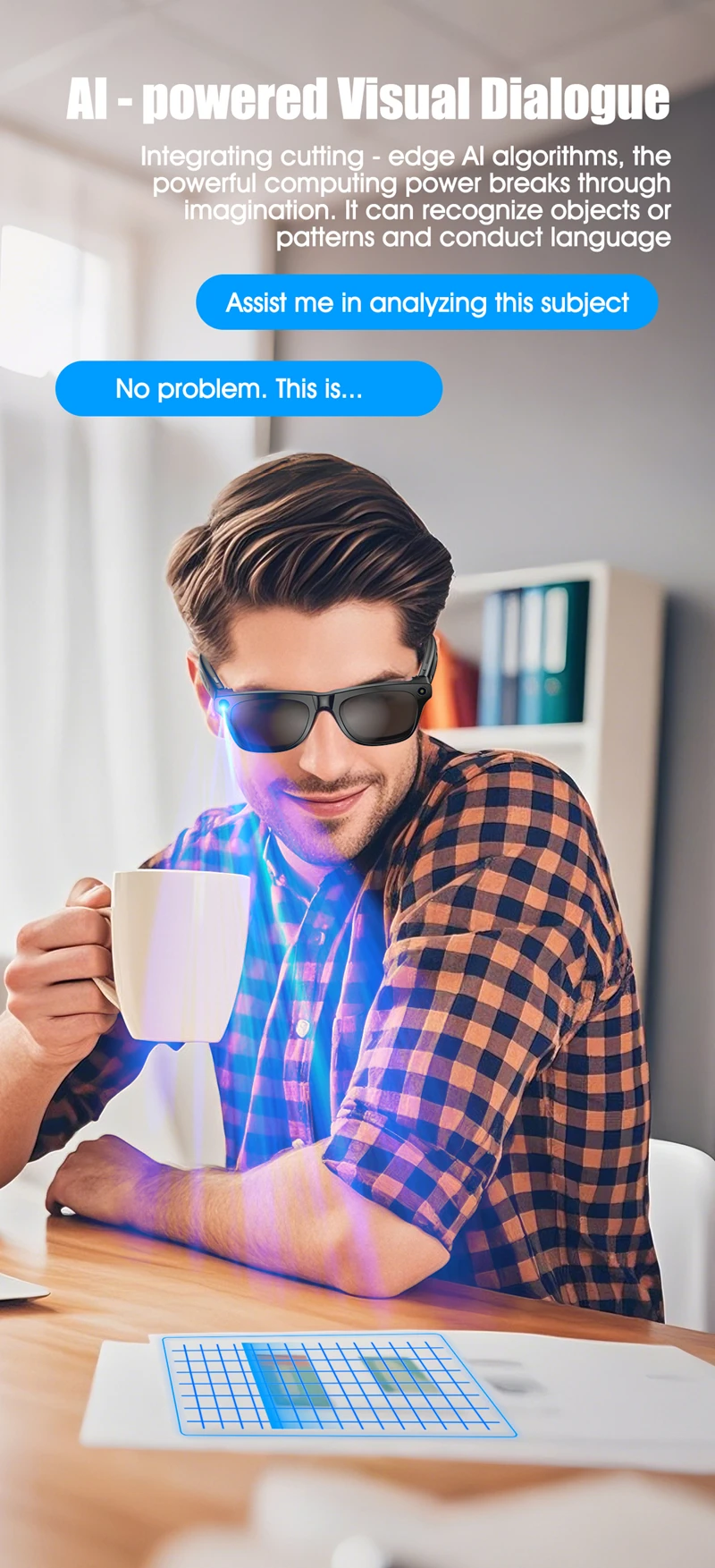 Xiaomi 4k hd ai smart glasses chat - Фотография_6