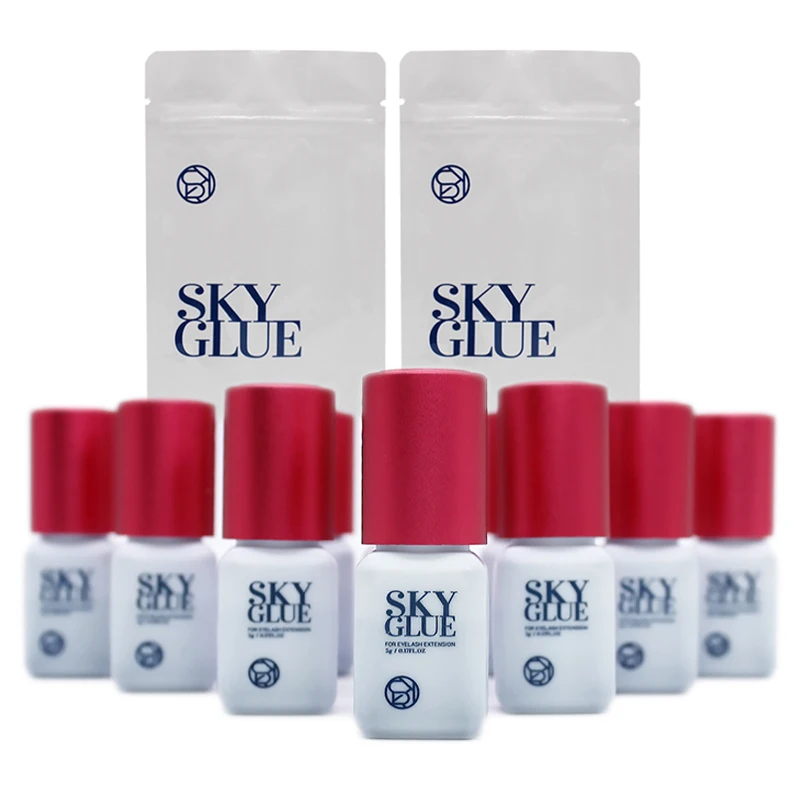 10 бутылок sky клей для наращивания
