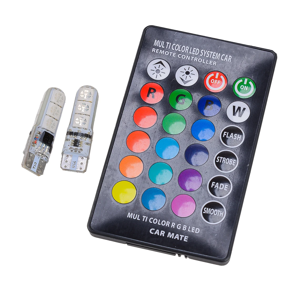 T10 5050 rgb 6smd лампочка приборной - Фотография_3