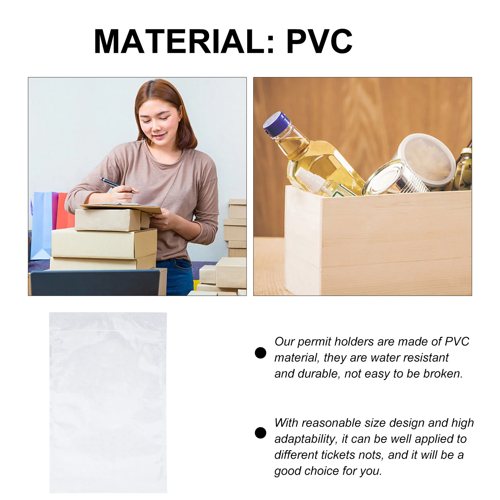 Прозрачные клейкие транспортировочные этикетки - Фотография_6