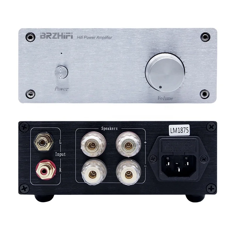 Brzhifi audio lm1875 алюминий встроенный