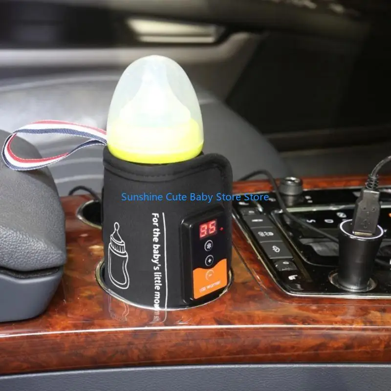 C5af 1x usb детский портативный подогреватель для бутылочек - Фотография_2