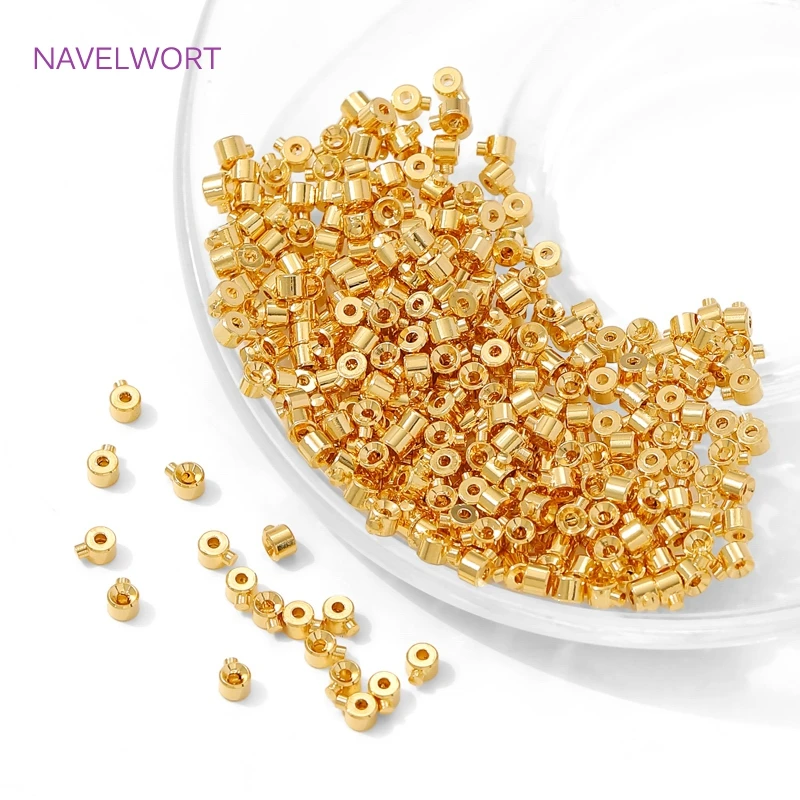 Обжимные бусины 18-каратное позолоченное - Фотография_3