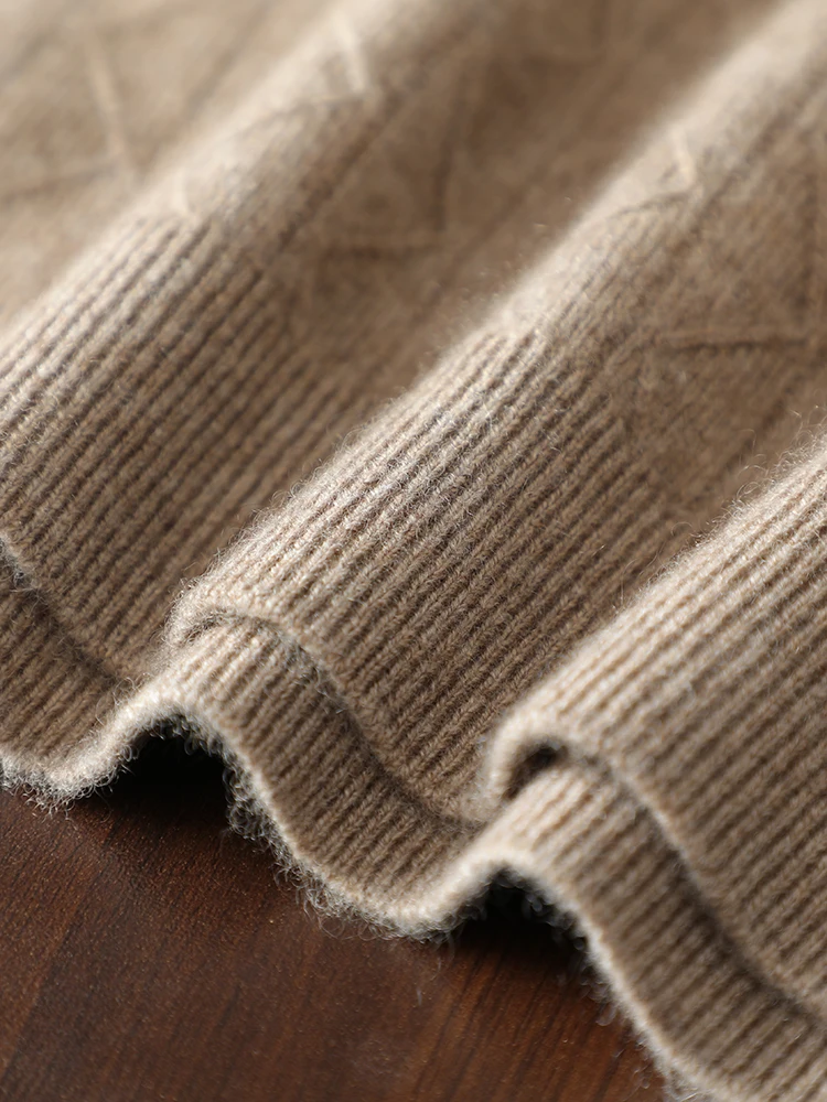 Новая мода, мужской осенне-зимний пуловер на молнии с воротником-стойкой - Фотография_6