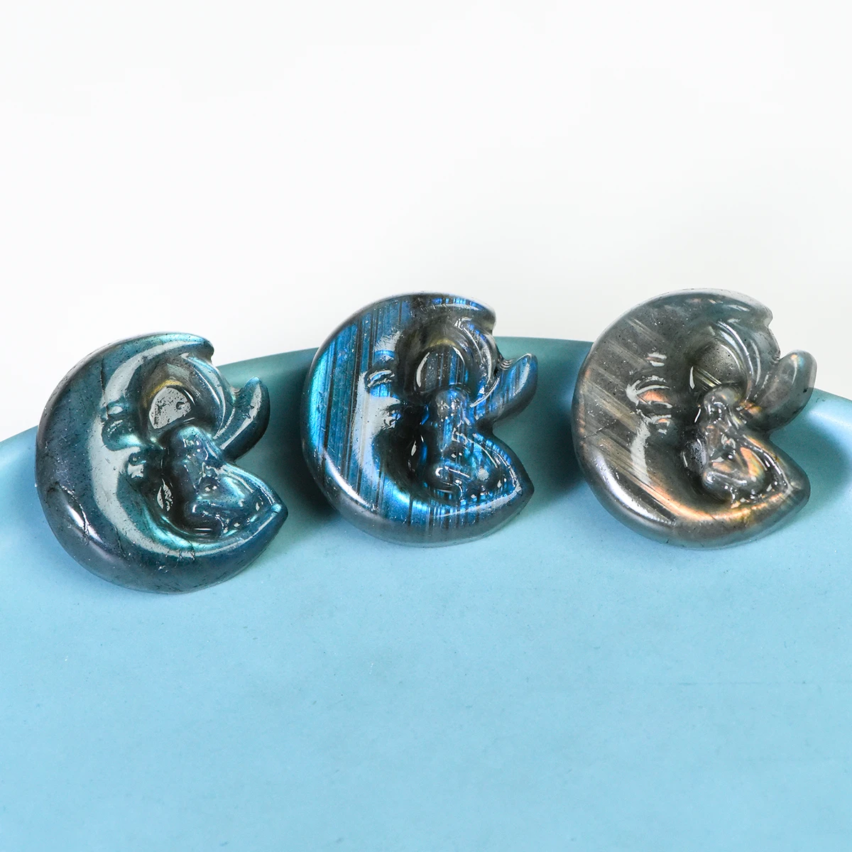 Лабрадорит резьба по лунной фе - Фотография_3