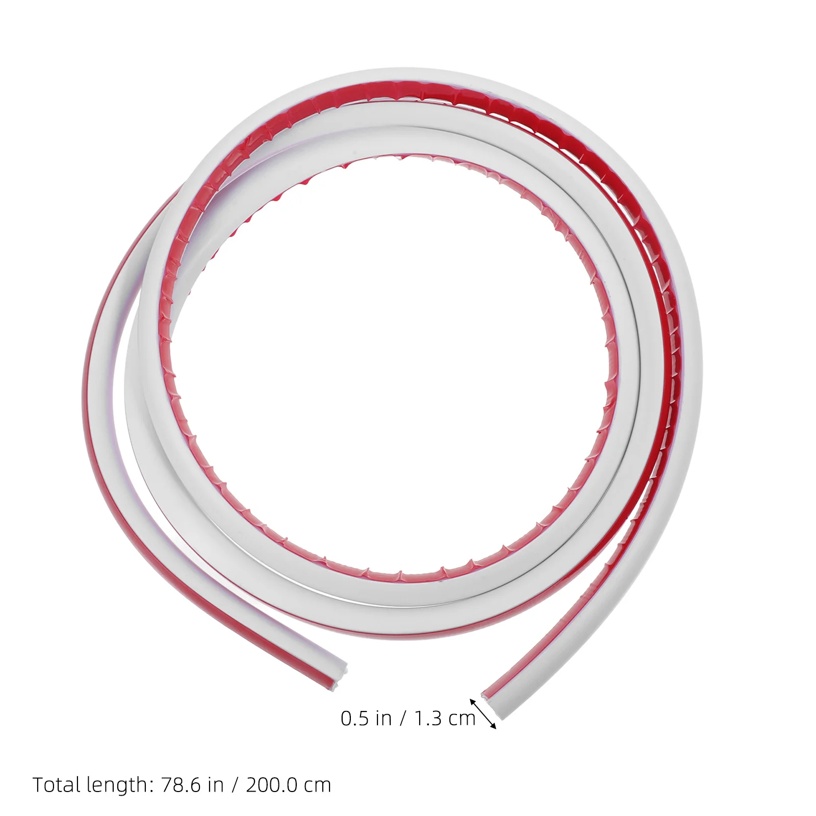 2 м белая угловая накладка из пвх - Фотография_3