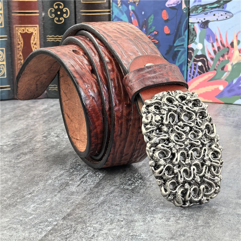 Винтажный ремень из натуральной - Фотография_2