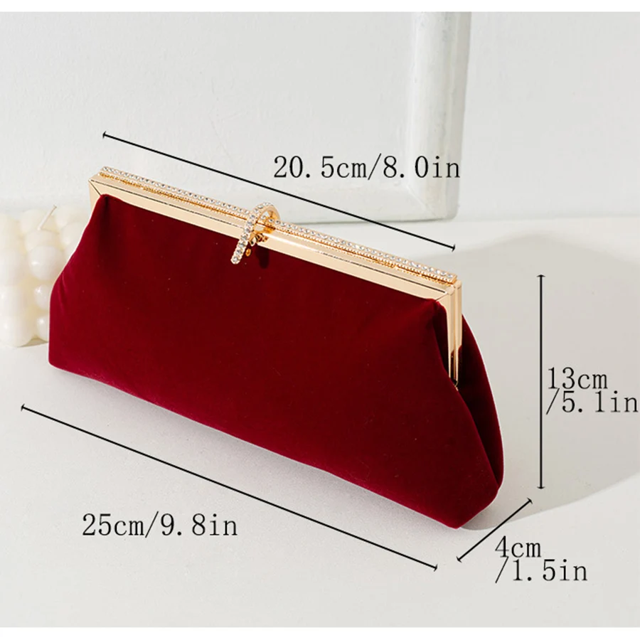 Бархатные вечерние сумки в стиле ретро - Фотография_5