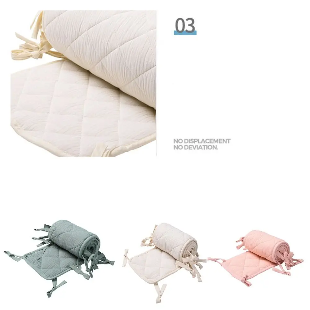 Утолщенная хлопковая защита для кроватки - Фотография_2