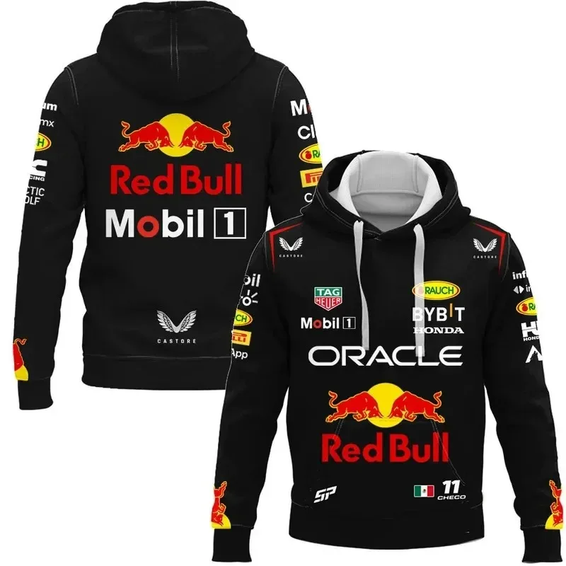Новая мужская толстовка red bull racing team max 1 checo 11