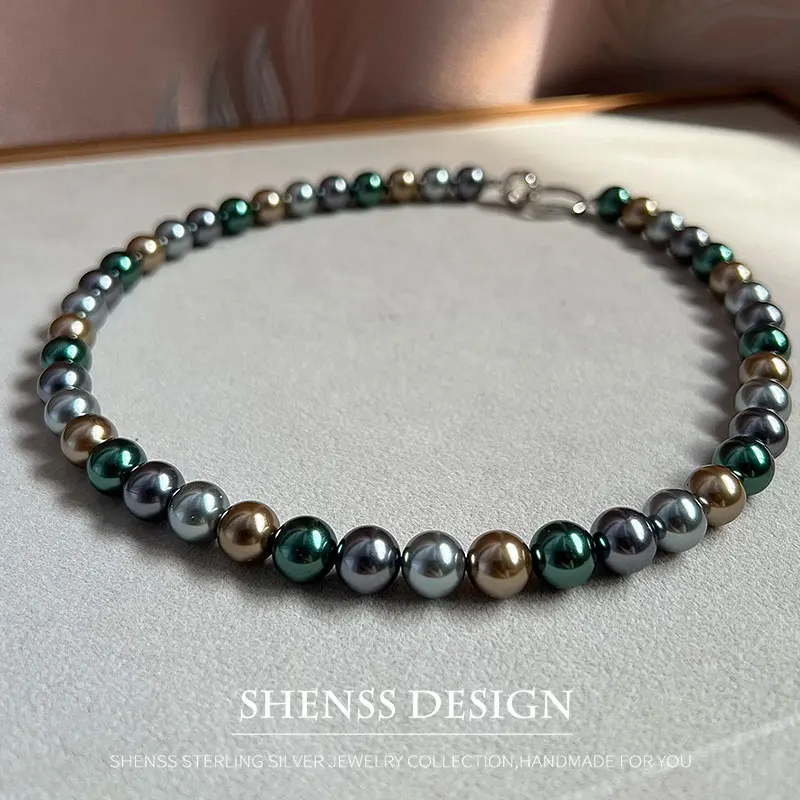 Ожерелье из меди с имитацией жемчуга - Фотография_3