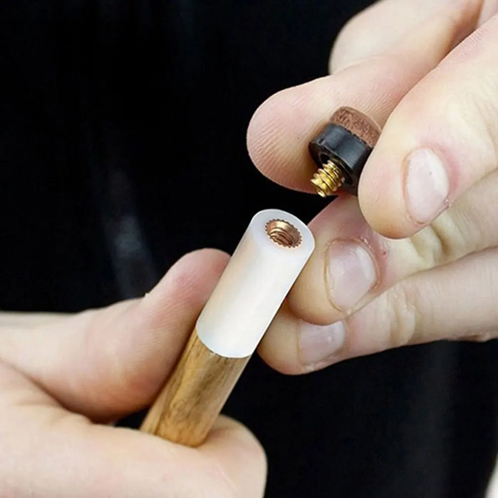 Насадки для кия из искусственной кожи с винтами 10 мм - Фотография_2