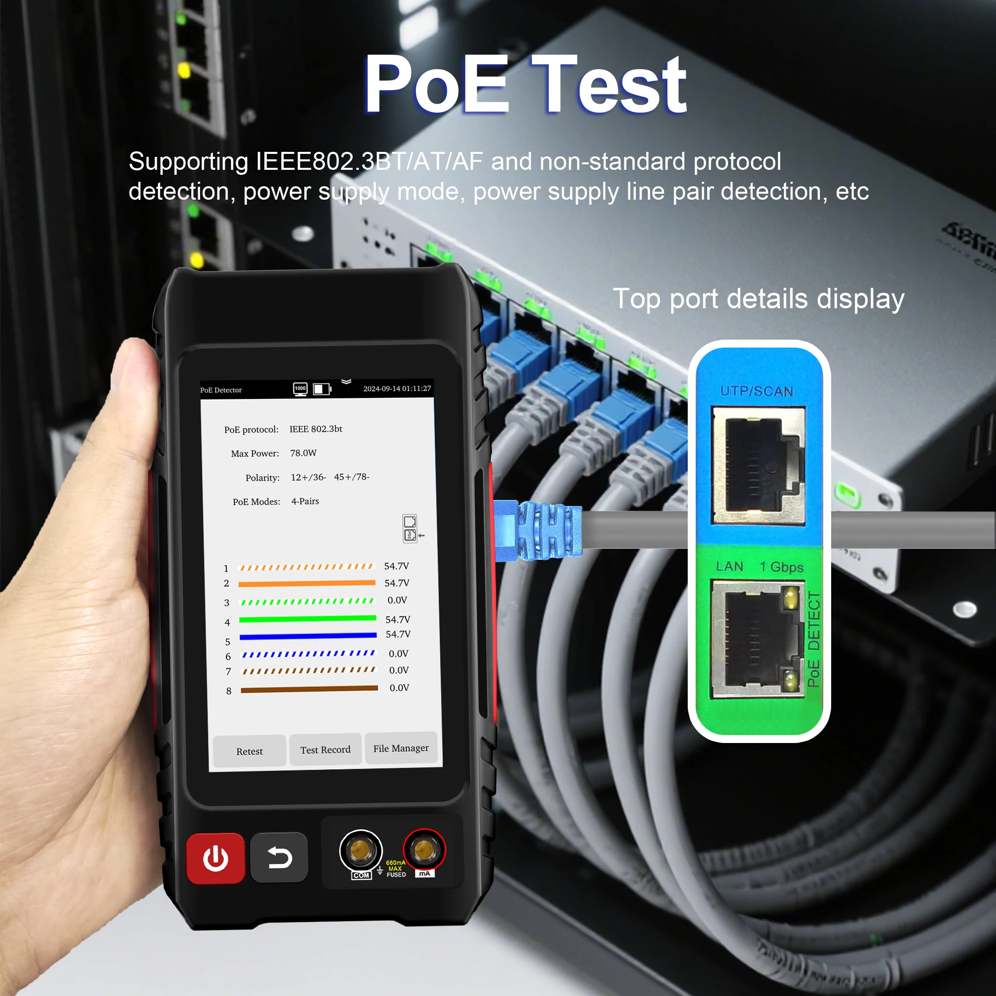 Wanglu тестер сетевого кабеля тестер - Фотография_4