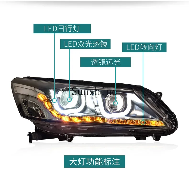 Модифицированные светодиодные линзы фары дневного указателя поворота - Фотография_3