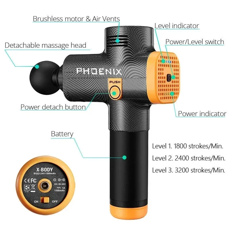 Массажный пистолет phoenix a2 pro - Фотография_3
