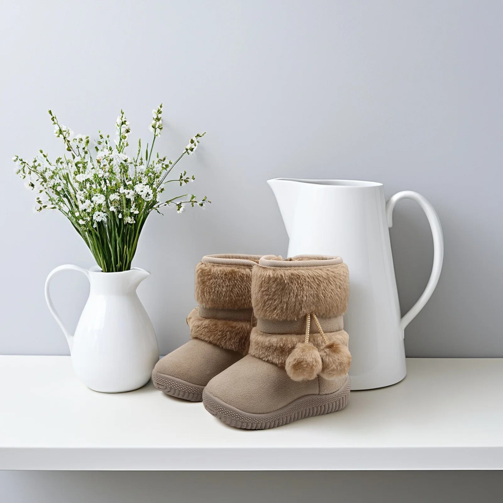 Зимние теплые ботинки