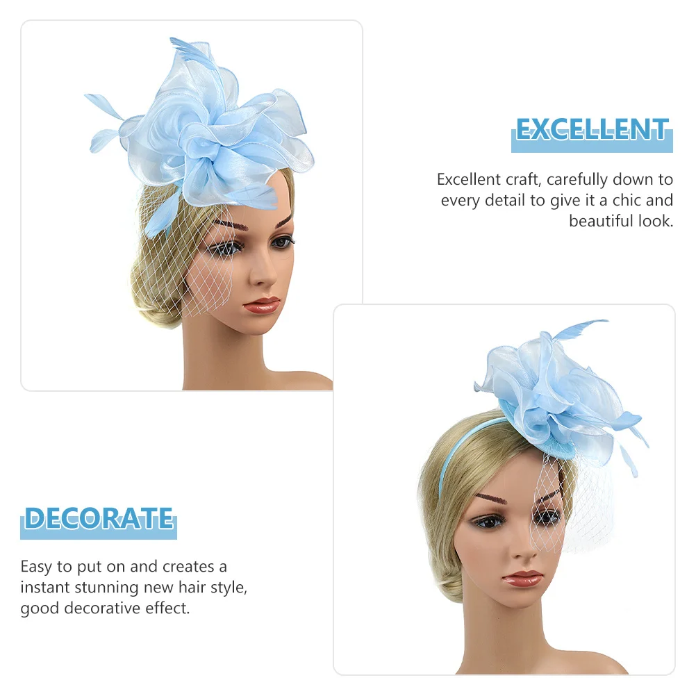 Очаровательная сетчатая повязка на голову для волос - Фотография_4