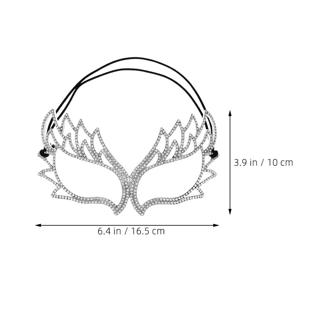 Маскарадная маска со стразами - Фотография_4