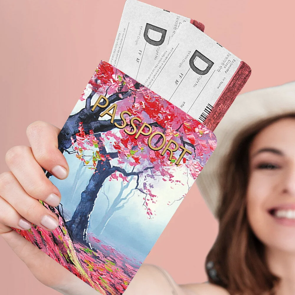 Модная женская и мужская обложка для паспорта из искусственной кожи - Фотография_3