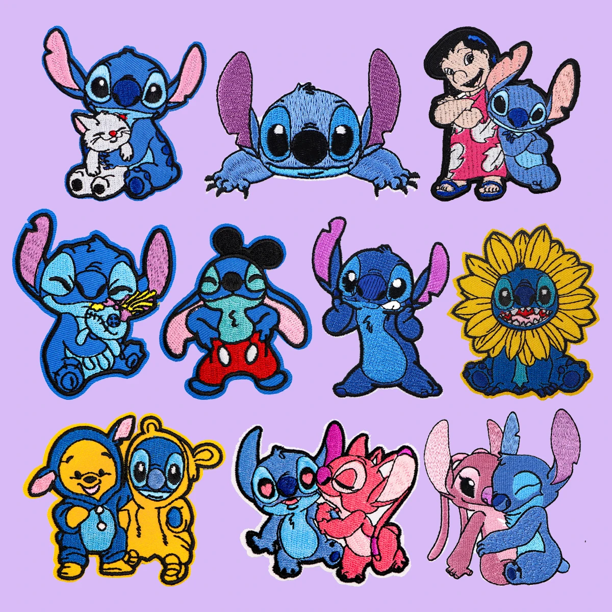 Вышитая нашивка, синие нашивки - Фотография_3