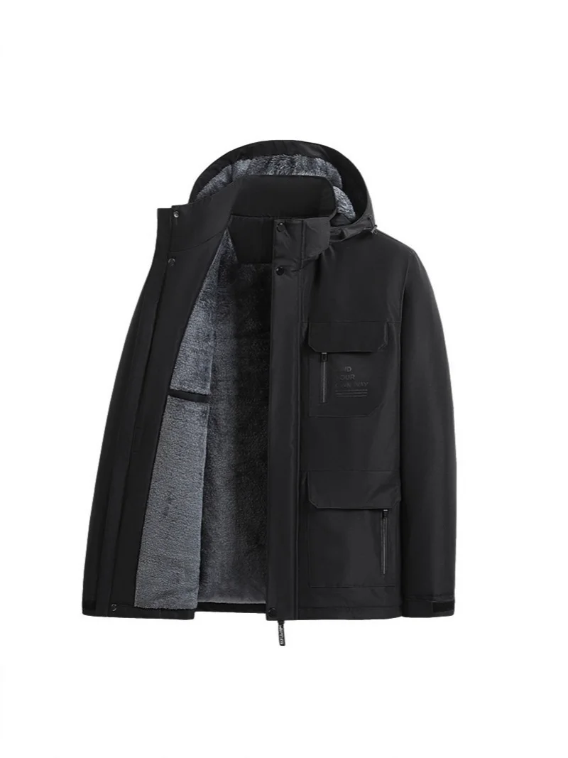 Мужская утолщенная ветрозащитная - Фотография_6