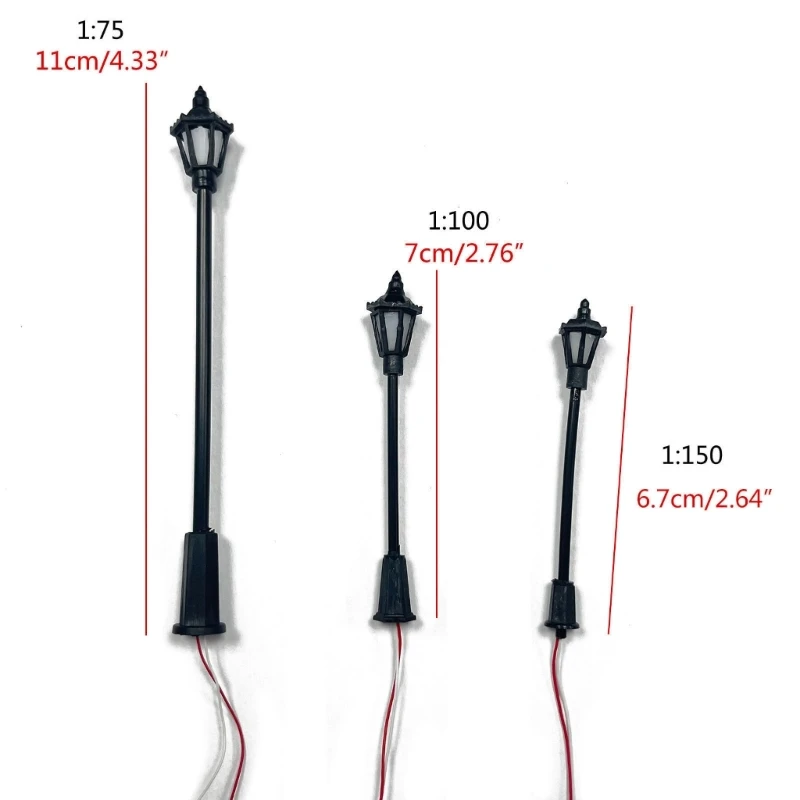 Модель уличного фонаря белый теплый - Фотография_6