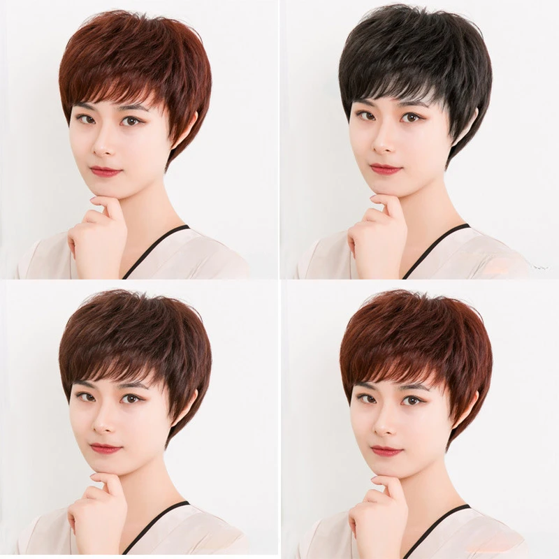Peluca de cabello 100% humano короткие - Фотография_6