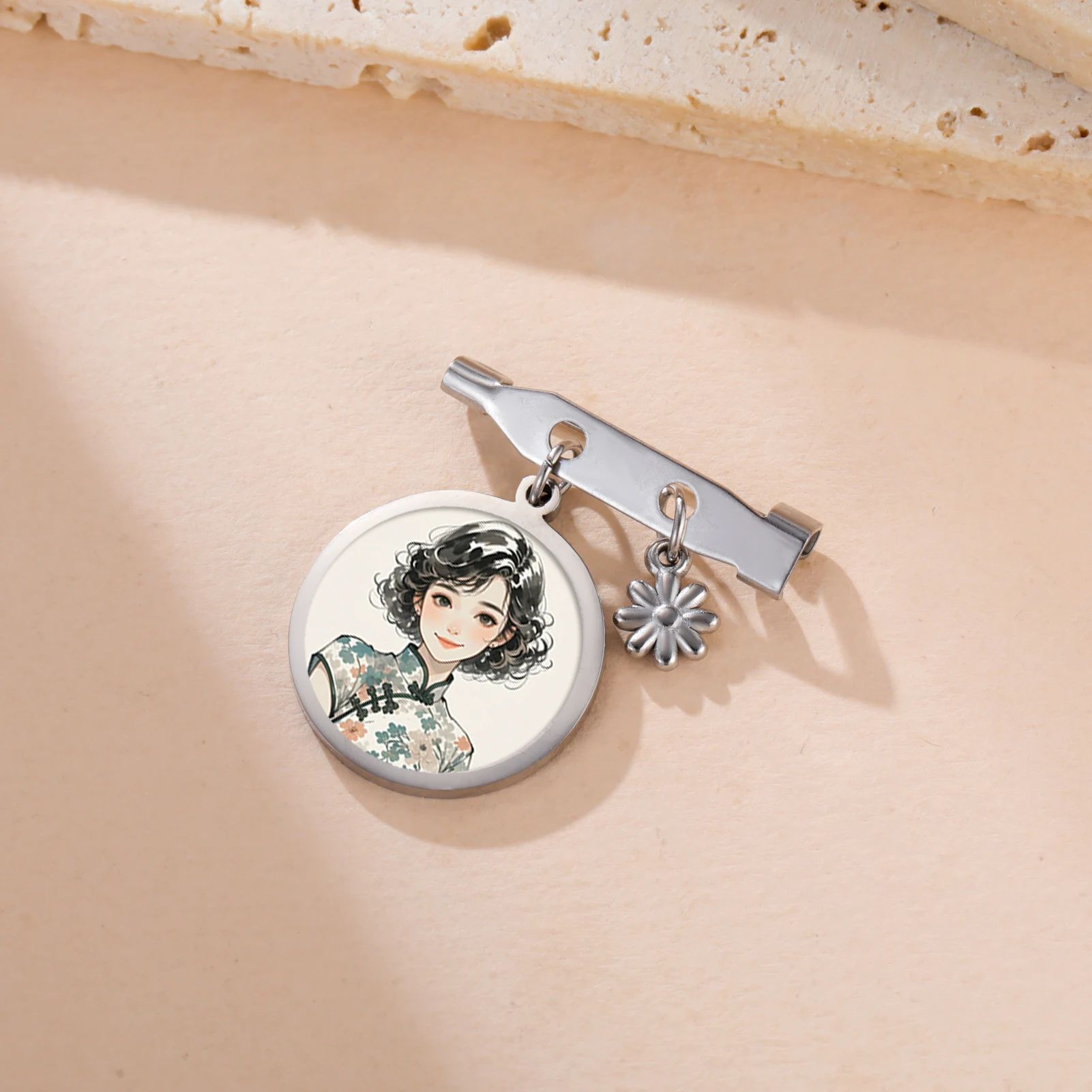 Sipuris индивидуальная брошь-булавка из нержавеющей стали - Фотография_3