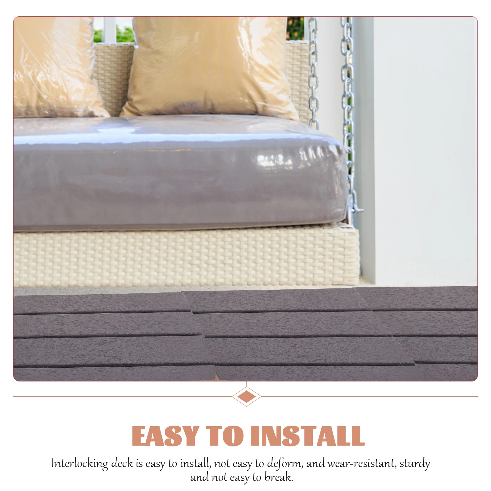 Уличная палубная плитка