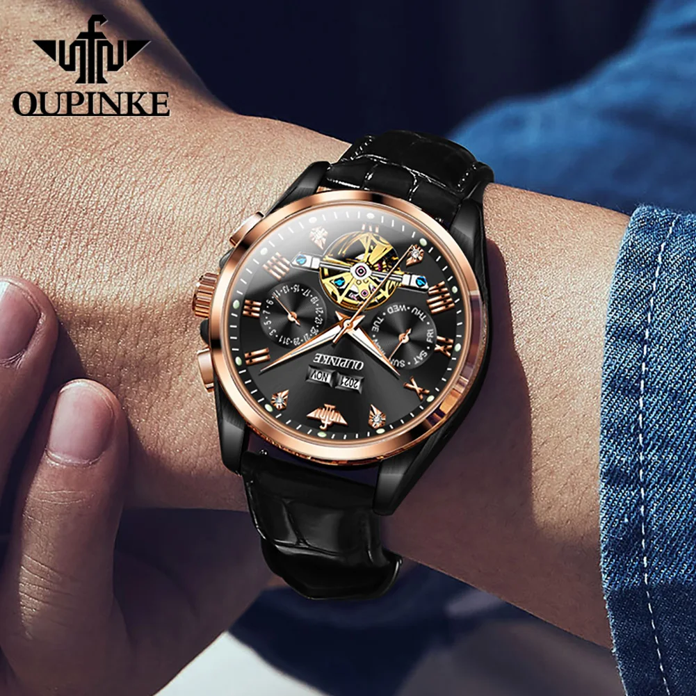 Oupinke мужские часы повседневная - Фотография_3
