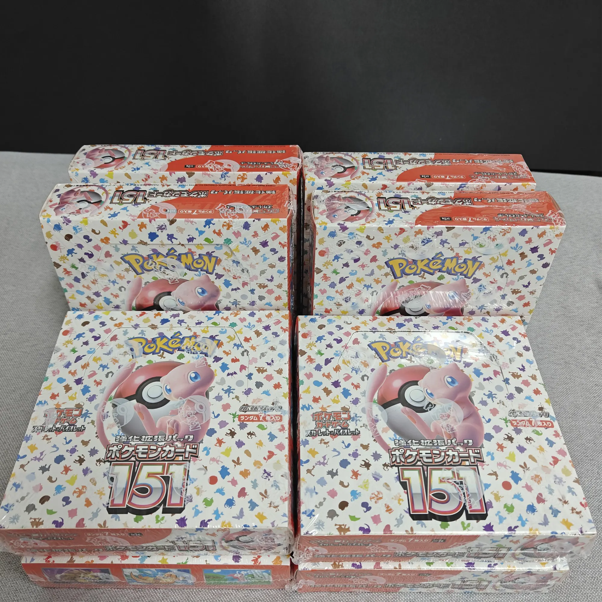 Карта ptcg 151 sv2a booster box алая и фиолетовая японская английская