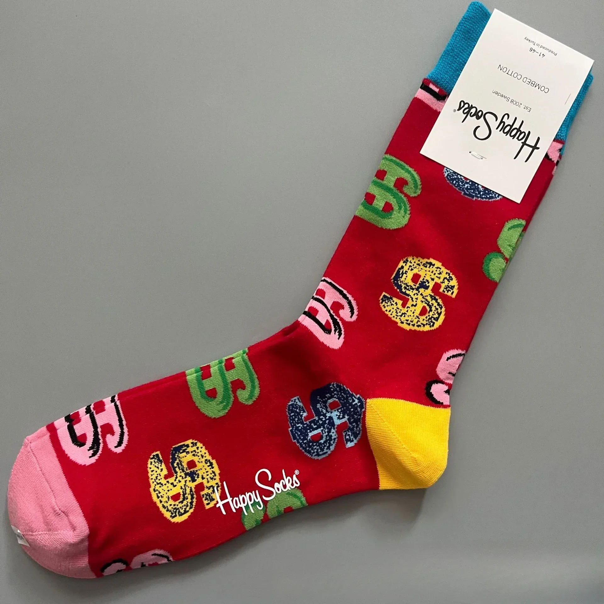 Хлопковые носки happy - Фотография_6