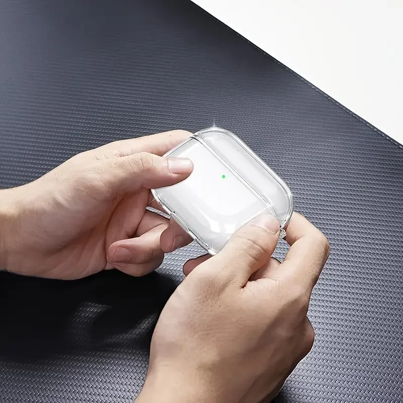 Мягкий прозрачный чехол для наушников - Фотография_5